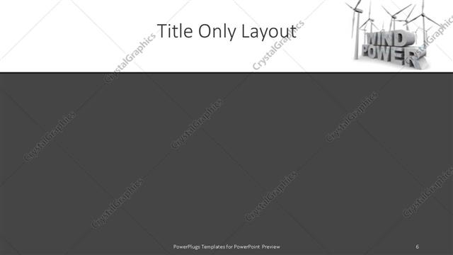 Title Only presentation slide layout