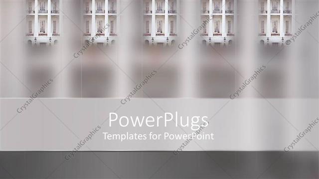  Presentation with windows - A number of windows with grayish background