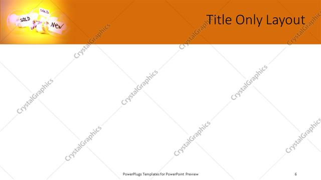 Title Only presentation slide layout