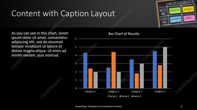 Content with Caption presentation slide layout