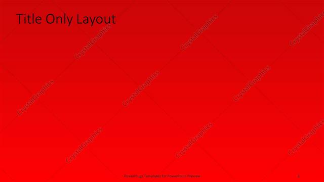 Title Only presentation slide layout