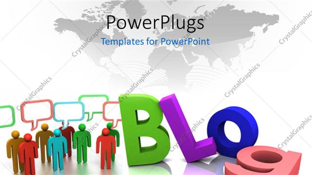  Presentation with blog - A number of words with a number of people