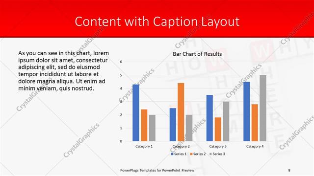 Content with Caption presentation slide layout