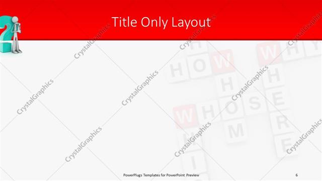 Title Only presentation slide layout