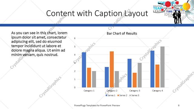 Content with Caption presentation slide layout