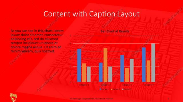 Content with Caption presentation slide layout