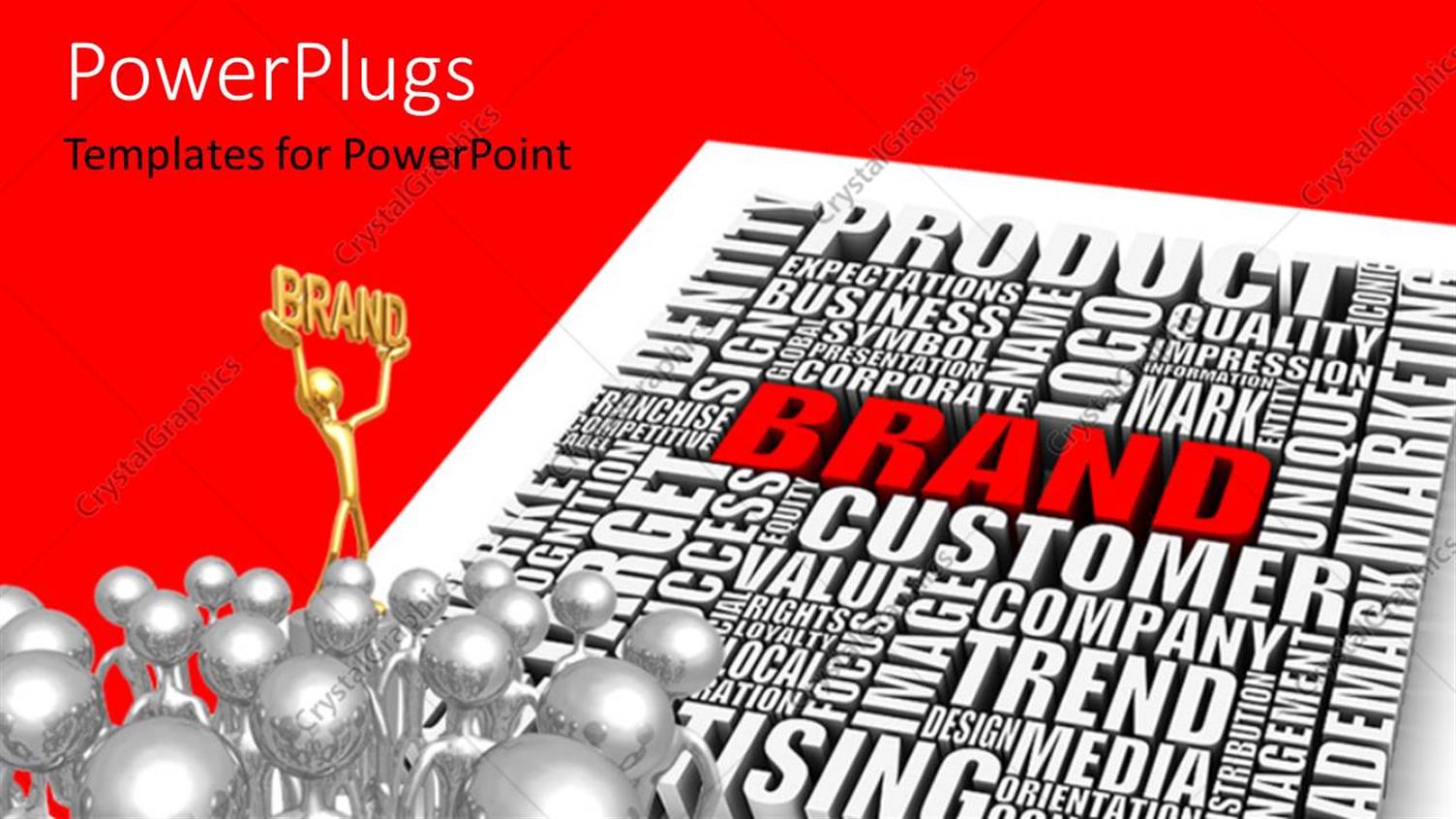 Featuring a Number of Words Related to Business and a Lot of People