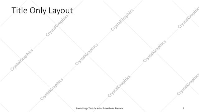 Title Only presentation slide layout