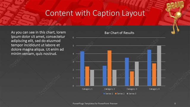 Content with Caption presentation slide layout