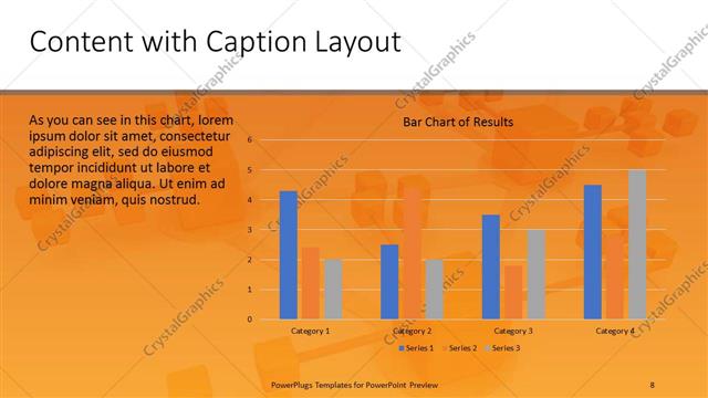 Content with Caption presentation slide layout