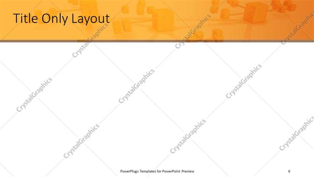 Title Only presentation slide layout