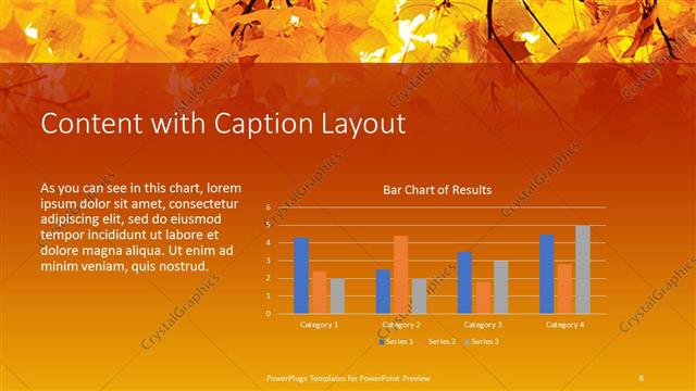 Content with Caption presentation slide layout