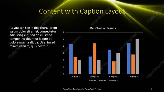 Content with Caption presentation slide layout