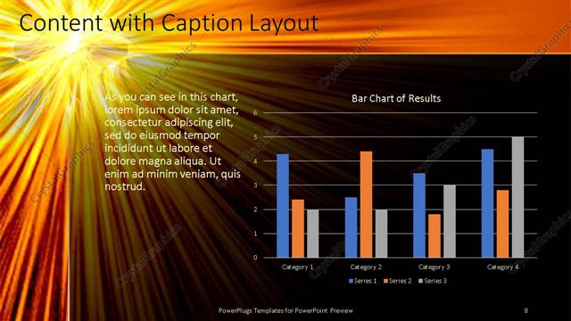 Content with Caption presentation slide layout