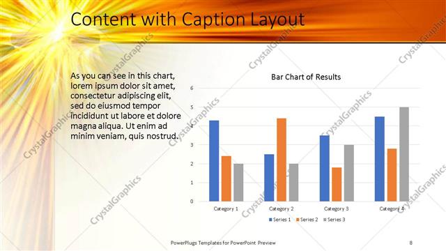 Content with Caption presentation slide layout