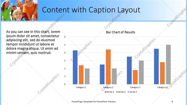 Content with Caption presentation slide layout