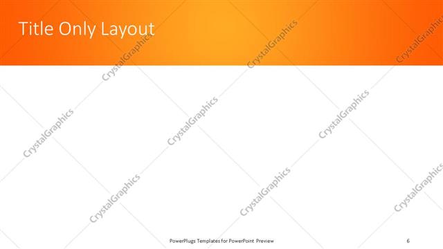 Title Only presentation slide layout