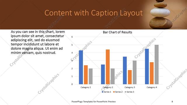 Content with Caption presentation slide layout