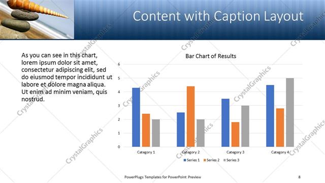 Content with Caption presentation slide layout
