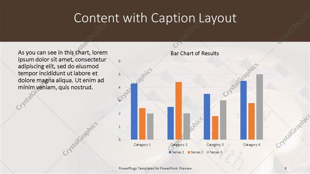 Content with Caption presentation slide layout