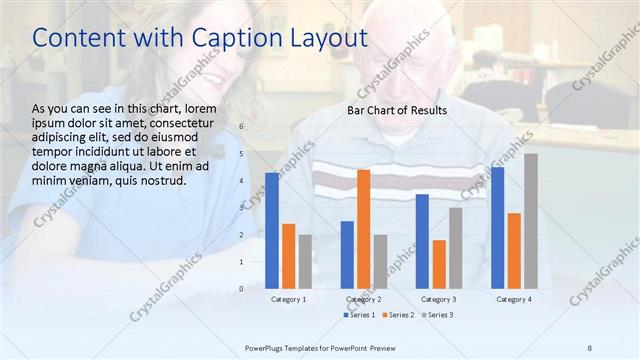 Content with Caption presentation slide layout