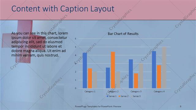 Content with Caption presentation slide layout