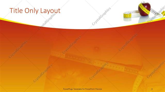 Title Only presentation slide layout