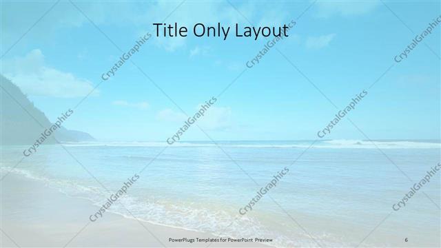 Title Only presentation slide layout