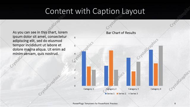 Content with Caption presentation slide layout