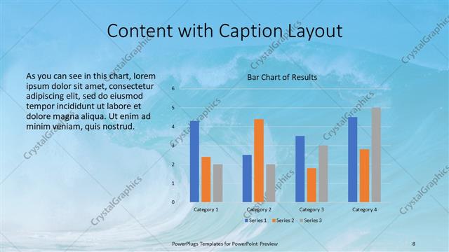 Content with Caption presentation slide layout