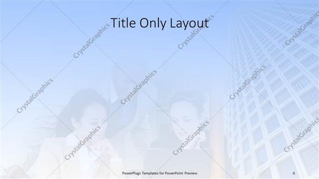 Title Only presentation slide layout