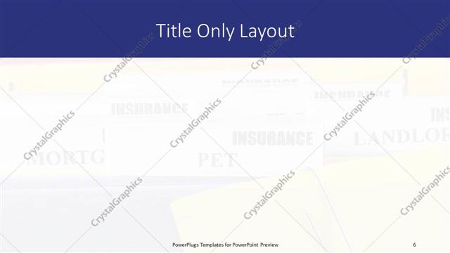 Title Only presentation slide layout