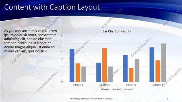 Content with Caption presentation slide layout
