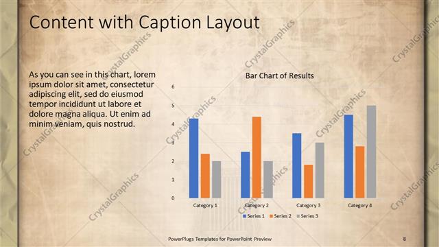 Content with Caption presentation slide layout