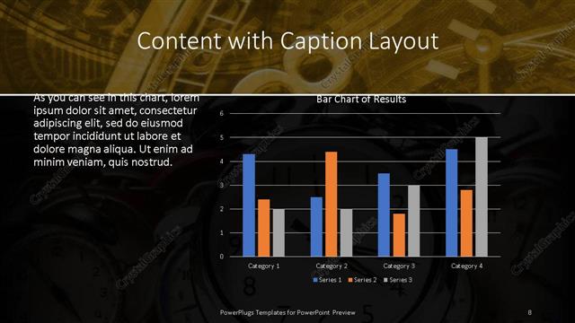 Content with Caption presentation slide layout