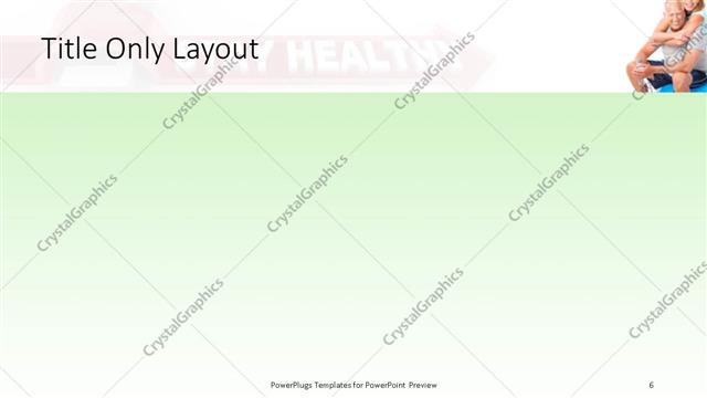 Title Only presentation slide layout