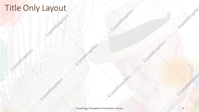 Title Only presentation slide layout