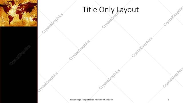 Title Only presentation slide layout
