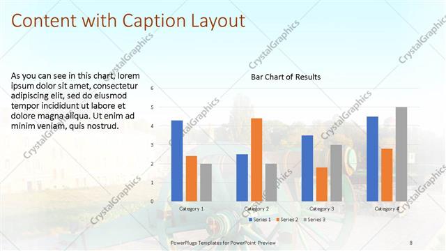 Content with Caption presentation slide layout