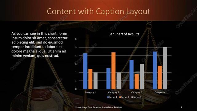 Content with Caption presentation slide layout