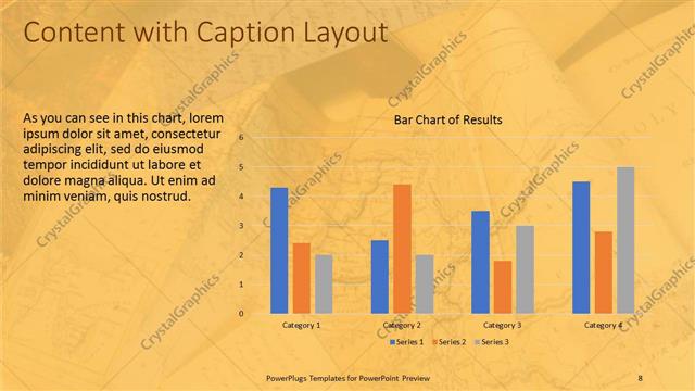 Content with Caption presentation slide layout