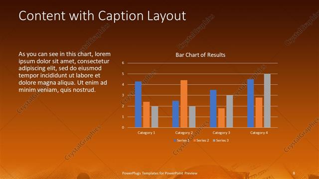Content with Caption presentation slide layout