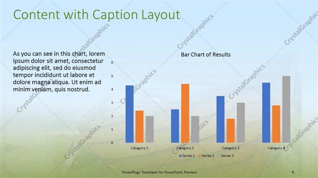 Content with Caption presentation slide layout