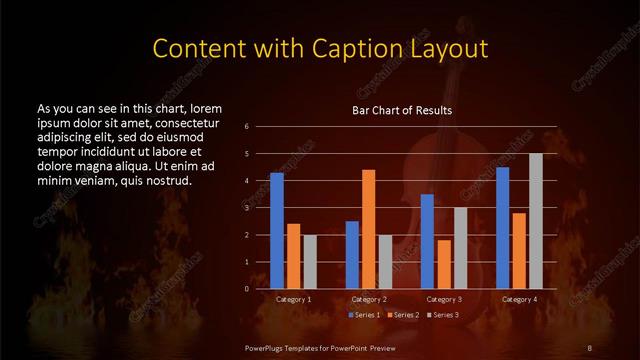 Content with Caption presentation slide layout