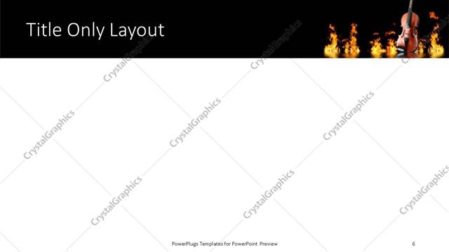 Title Only presentation slide layout