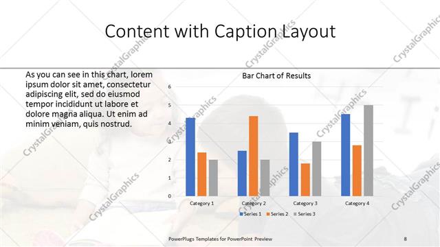 Content with Caption presentation slide layout