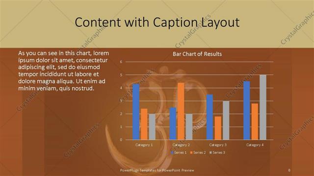 Content with Caption presentation slide layout