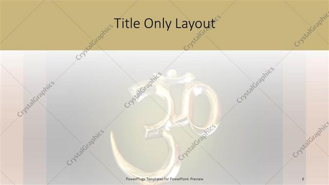 Title Only presentation slide layout