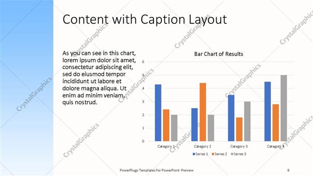 Content with Caption presentation slide layout