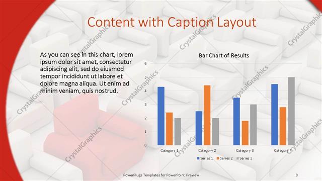 Content with Caption presentation slide layout